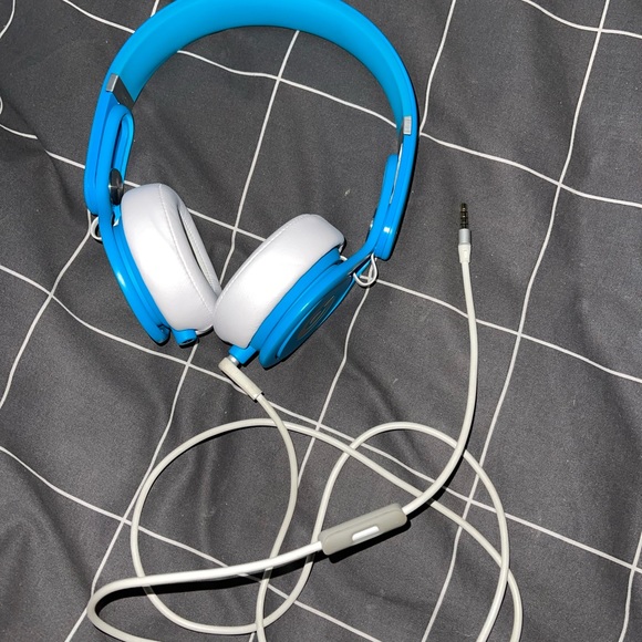 RARE Limited Edition Blue Beats by Dre Mixr Headphones - Picture 4 of 13